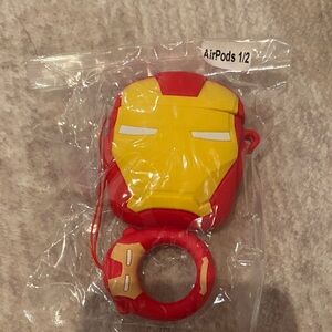 Apple Red and Yellow Iron Man AirPods Case